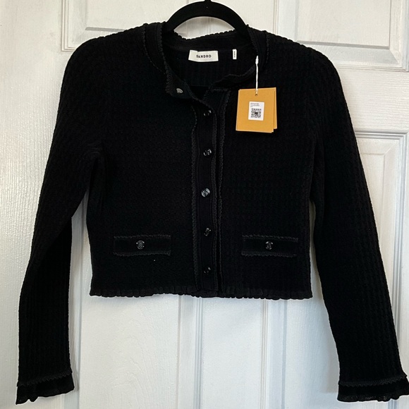 Leandro Velvet Knit Cardigan - Picture 4 of 8